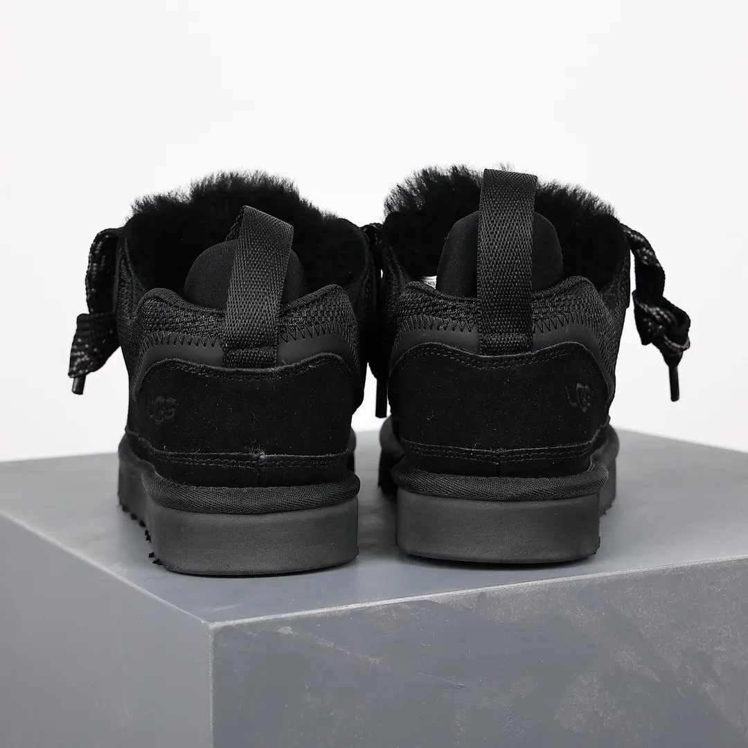 Pick up locally 💰680 Core recommended good price UGG versatile items 2023 new Highland series Polyester fiber mesh lining 10mm plush lining Insole Recycled ballistic canvas mesh Suede leather upper two-color flat shoelaces EVA outsole Lowmel Mel casual shoes Size: 35 36 37 38 39 40 41 42 43 44 45